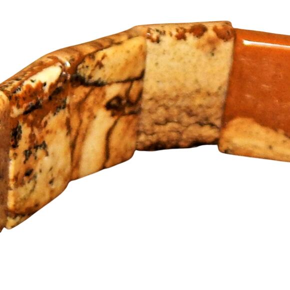 Natural Earth Harmony Picture Jasper Bracelet - Picture 4 of 12